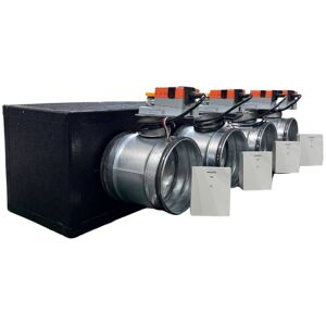 Siemens Plenum Canalizzato Con Serrande Motorizzate Wifi A 4 Zone, Centralina E Interfaccia Image