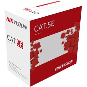 HIKVISION Network Cable DS-1LN5E0-UU/E.Cavo Cat5e UTP Rame solido 0,5mm da esterno nero 305 m Image