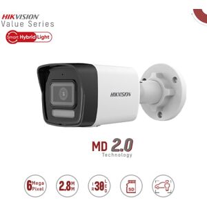 HIKVISION DS-2CD1063G2-LIUF. Value Series telecamera IP Smart Hybrid 6Mpx ottica 2,8mm IR 30mt audio Image