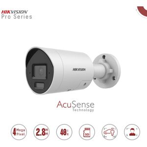 HIKVISION DS-2CD2046G2H-I2U/SL.ProSeries CameraIP Acusense 4Mpx Audio/strobo WDR120db ottica 2,8 Image