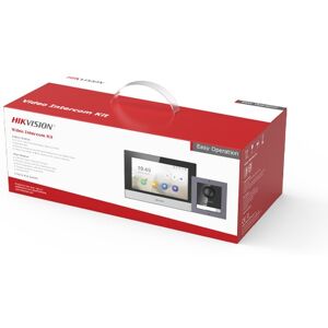 HIKVISION DS-KIS602(B). Video Intercom Kit IP PoEDS-KD8003-IME1+DS-KH6320-WTE1+DS-3E0105P-E+SD16Gb Image