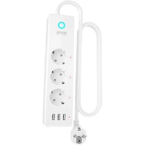 GOSUND P1. Multipresa intellligente smart power gestibile da remoto 3 shuko 16A+3 Usb 5V/3A Image