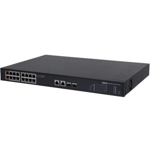DAHUA PFS3220-16GT-240.Switch Layer 2 unmanaged POE 16 porte Gigabit+2Gbps+2SFP Image