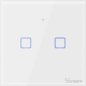 ITEAD SONOFF T0EU2C-TX. Interruttore a parete touch Wifi serie TX EU Image