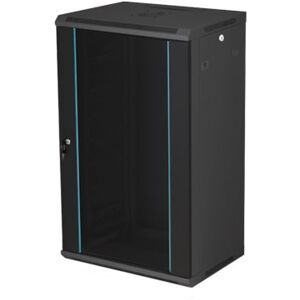 ALANTEC SW-18U-600-450-N Armadio rack a parete 19" 18U,600X450 porta in vetro Image