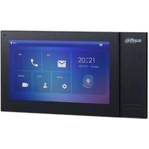 DAHUA Display interno Nero intercomunicante 7" 1024X600 Touch Screen con SD-Card Image