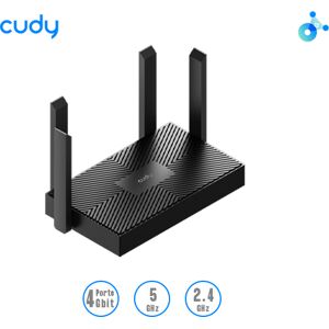 Cudy WR1500 Router Wi-Fi 6,4 porte Gbps,Dual-Band fino a 1201 Mbps+300 Mbps,Mesh, gestibile App clou Image