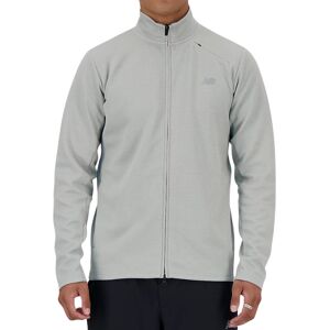 New Balance Felpa A Zip Intera Tech Knit Grigio Atletico L Image