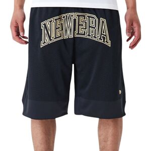 New Era Pantaloncini Oversize Mesh Nero Ed Oro L Image