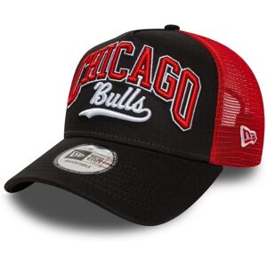 New Era Cappello 9forty Script E-Frame Trucker Nba Chicago Bulls Rosso E Nero Adulto Image