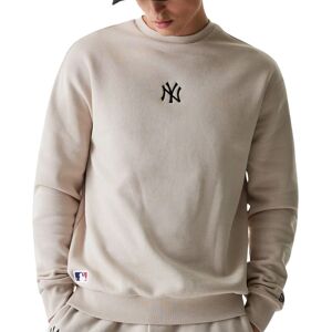 New Era Felpa Oversized Midi Mlb League Essential New York Yankees Stone Beige S Image