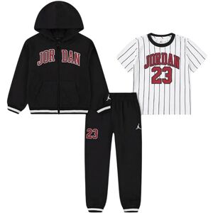 Jordan Tuta Ft Fz Jersey Kids Nero Bianco 85F275-023 4-5 Anni Image