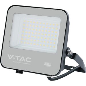 V-Tac Pro Faro Slim Led Smd Chip Cree 50w 135 Lm/w Luce 6500k Ip65 – Nero   Sku 232176 Image