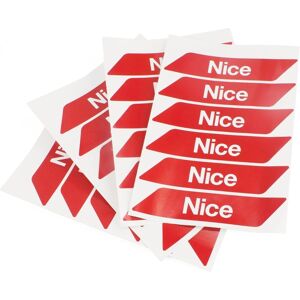 Nice Wa10 Strisce Rosse Adesive Catarifrangenti - 24pz Image
