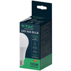 V-Tac Vt-2017 Lampadina Led E27 Goccia A65 17w Lampada Luce Fredda 6500k - Sku 214458 Image