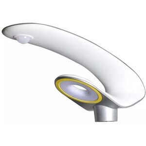 V-Tac Vt-130w Armatura Stradale Led 20w Autoalimentato Con Pannello Solare E Telecomando Rf Bianco Freddo 6400k Alluminio Corpo Argento Ip65 – Sku 5506 Image