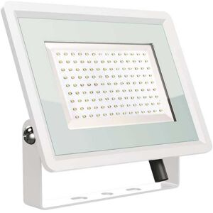 V-Tac Vt-49204 Faro Led Floodlight 200w Smd 88lm/w 110° Bianco Naturale 4000k Slim Alluminio Bianco Ip65 - Sku 6735 Image