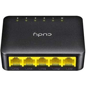 Cudy Switch Di Rete A 5 Porte Lan 10/100mbps Desktop Plug&play  Fs105d Image