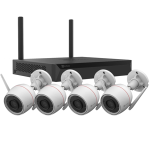 Ezviz Kit Wireless Ip Videosorveglianza - 4 X Wifi Camera 4mp H3c + Nvr Wifi 8 Canali Cs-Bw3844-Kit Image