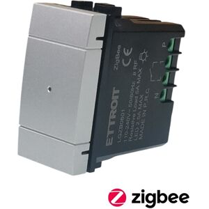 Ettroit Deviatore Smart Zigbee Tuya 230v Grigio Compatibile Bticino Living  - Lgzb0801 Image
