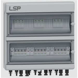 V-Tac Quadro Di Campo Dc A 3 Stringhe E 3 Mppt 1000vdc 16a Ip65 Quadro 18 Moduli Lsp - 11952 Image