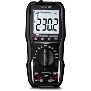 Uniks M12 – Multimetro Digitale Compatto Trms 600 v/10 a, Cat iii Image