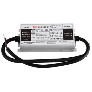 Meanwell Xlg-100-12-A Trasformatore Driver Led Ac/dc 96w 24v 4a 100-305v Regolabile Potenziometro Integrato Funzione Pfc Waterproof Ip67 Image