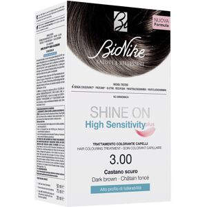 Shine On High Sensitivity Plus Castano Scuro 3,00 Rivelatore In Crema 75 Ml + Crema Colorante 50 Ml Image