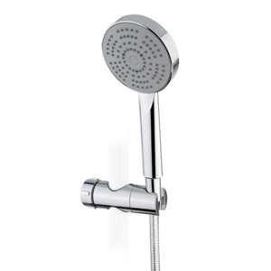 IDRAL Doccetta con flessibile e supporto scorrevole cromato per maniglioni 12014 Cromato Image