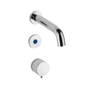 IDRAL Miscelatore elettronico da incasso per lavabo con bocca di erogazione, alimentazione a batteria Serie 700 I70M2-00000 Cromato Ottone Image