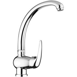 PAFFONI Miscelatore monocomando per lavello con canna orientabile serie Duemila DU181CR Cromato Ottone Image