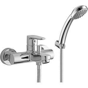PAFFONI Miscelatore esterno per vasca con deviatore e doccino serie Green GR026CR Cromato Ottone Image