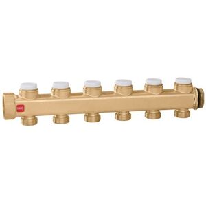CALEFFI Collettore di mandata completo di detentori di preregolazione 6621 2 Image