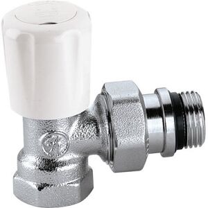 CALEFFI Valvola termostatizzabile con preregolazione e attacchi a squadra 421 3/8” Image