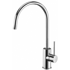 PAFFONI Miscelatore monocomando per lavello con canna orientabile serie Light LIG180CR Cromato Ottone Image