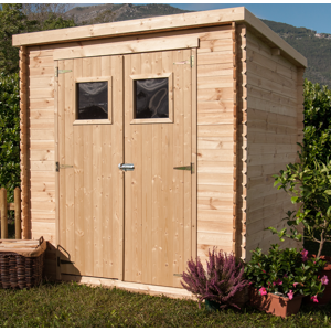 LOSA LEGNAMI Casetta in legno Birba 200x200 cm LOSA esterni da vivere TI/CASBIRBA Naturale Legno Image