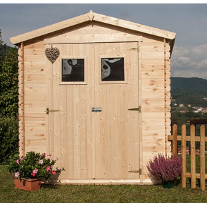 LOSA LEGNAMI Casetta in legno Giulia 200x200 cm LOSA esterni da vivere TI/CASGIULIA Naturale Legno Image