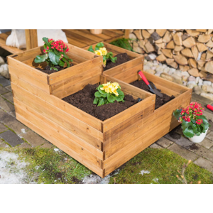 LOSA LEGNAMI Orto Four in legno cm 90x90x46h LOSA esterni da vivere EK/ORFOUR Naturale Legno Image