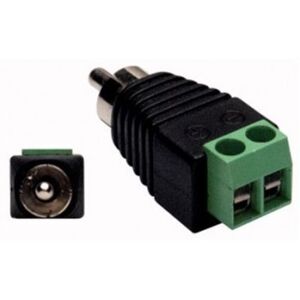 Lsc Isolanti Elettrici Adattatore Da Spina Rca A Morsetto 2 Poli Image