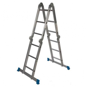 Silverline Scala Multiuso Con Piattaforma 12 Gradini 3,6 Metri Image
