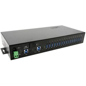 EXSYS EX-1526HMVS hub di interfaccia USB 3.2 Gen 1 (3.1 Gen 1) Type-B 5000 Mbit/s Nero (EX-1526HMVS) Image