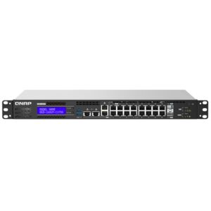 QNAP QGD-1602P Gestito Gigabit Ethernet (10/100/1000) Supporto Power over Ethernet (PoE) Nero (QGD-1602P-C3558-8G) Image