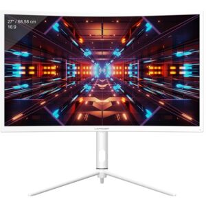 LC-Power LC-M27-QHD-240-C-K Monitor PC 68,6 cm (27") 2560 x 1440 Pixel Quad HD Bianco Image