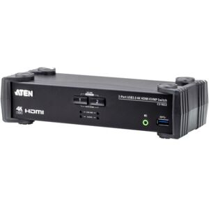 Aten Switch USB 3.0 4K HDMI KVMP™ a 2 porte con Modalità mixer audio (CS1822-AT-G) Image