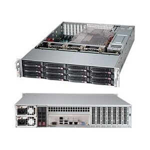 Supermicro CSE-826BAC12-R1K23LPB computer case Supporto Nero 1200 W Image