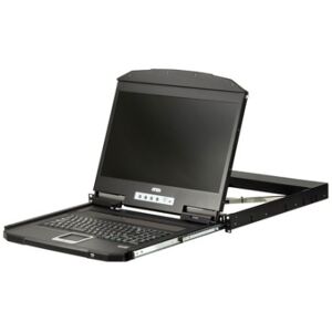 Aten CL3700NW console a rack 47 cm (18.5") 1920 x 1080 Pixel Metallo, Plastica Nero 1U (CL3700NW-ATA-XG) Image