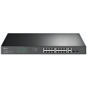 TP-Link TL-SG1218MP switch di rete Non gestito Gigabit Ethernet (10/100/1000) Supporto Power over Ethernet (PoE) 1U Nero Image