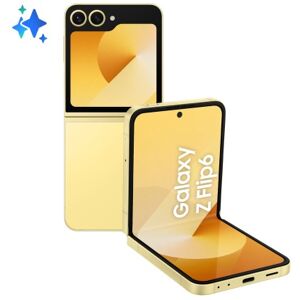 Samsung Galaxy Z Flip6 Smartphone AI, 256GB, RAM 12GB, Display 3,4" SAMOLED/6,7" Dynamic AMOLED 2X, Yellow (SM-F741BZYGEUE) Image