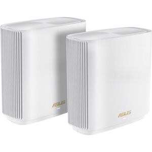 Asus ZenWiFi AX (XT9) AX7800 2er Set Weiß Banda tripla (2.4 GHz/5 GHz/5 GHz) Wi-Fi 6 (802.11ax) Bianco 4 Inte (90IG0740-MO3B40) Image