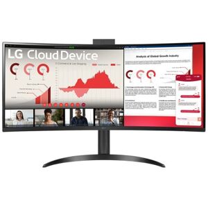 LG 34CR651W-BP All-in-One PC Intel® Pentium® Silver N6005 86,4 cm (34") 3440 x 1440 Pixel All-in-One thin client 8 GB DDR4-SDR Image